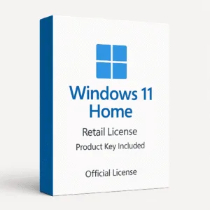 Microsoft Windows 11 Home — Retail Product Key (Digital Delivery) — 64-bit • Lifetime Activation • Official Microsoft License